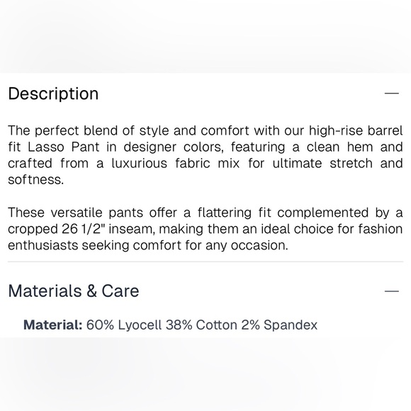 DEAR JOHN Sz 28 Lasso Barrel Fit Pants in Tuscany (Blush) - Picture 7 of 7